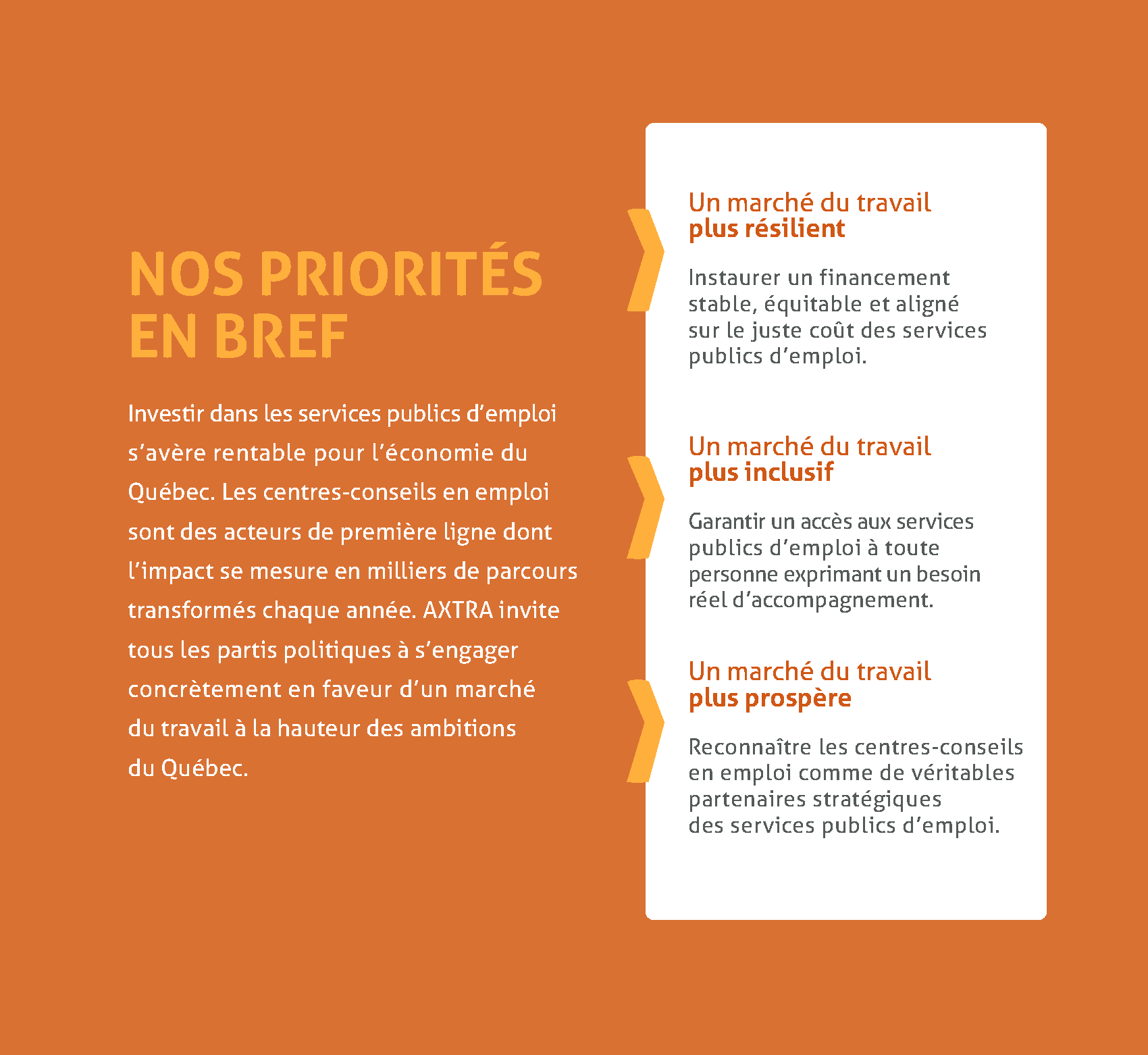 Plateforme électorale 2026 d'AXTRA